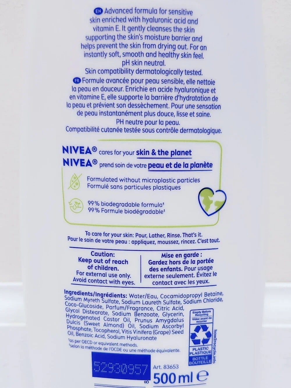 🔮3/$15 NIVEA Derma Comfort Body Wash for Sensitive Skin